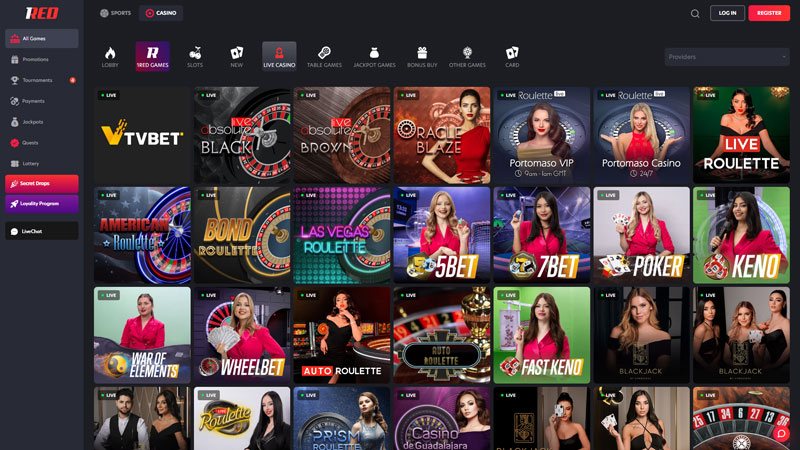 1red live screenshot