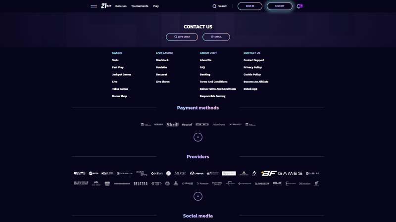 21bit support screenshot