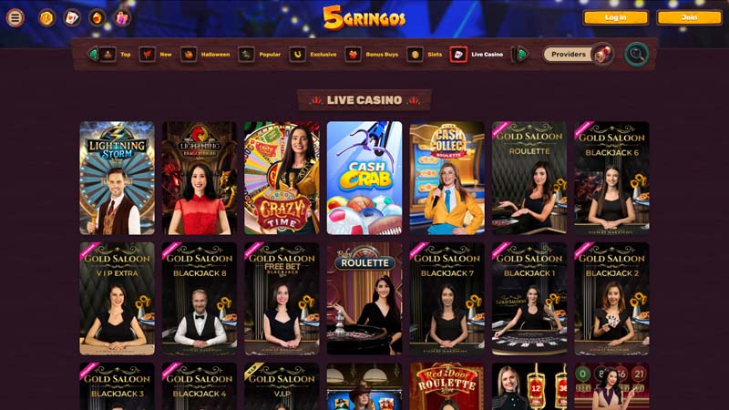 5gringos live screenshot