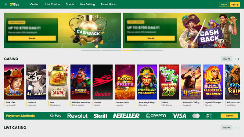 7abet lobby screenshot