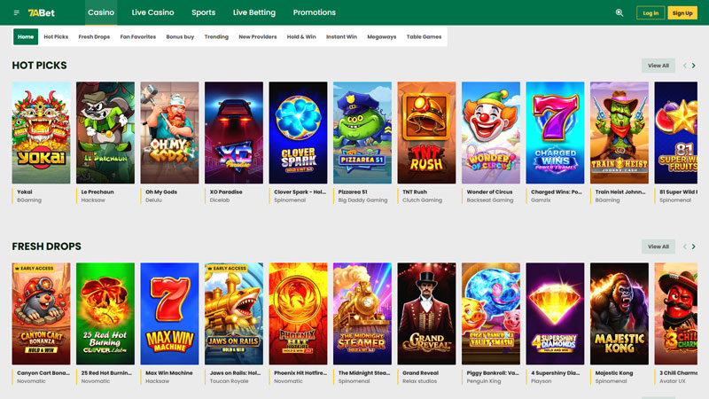 7abet slots screenshot