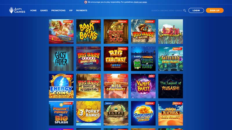 ahti-games-casino slots screenshot