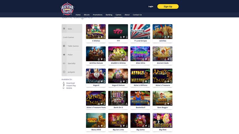 all-star-slots-casino slots screenshot