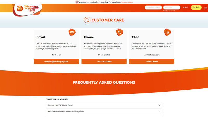 bacana-play support screenshot