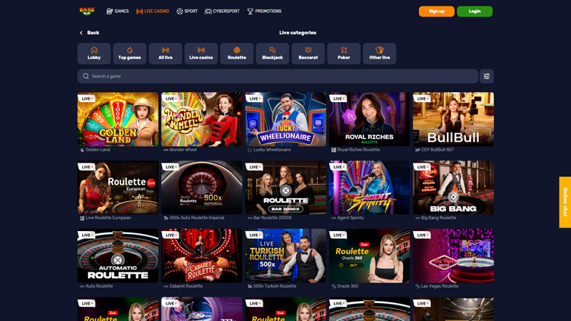 bass-win live screenshot