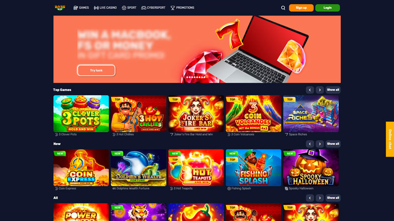 bass-win lobby screenshot