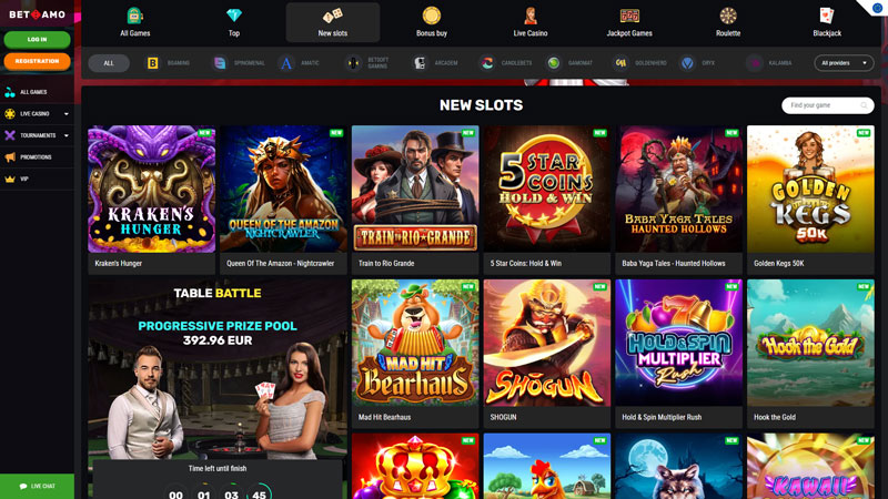 betamo slots screenshot