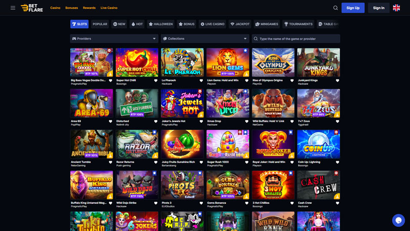 betflare slots screenshot