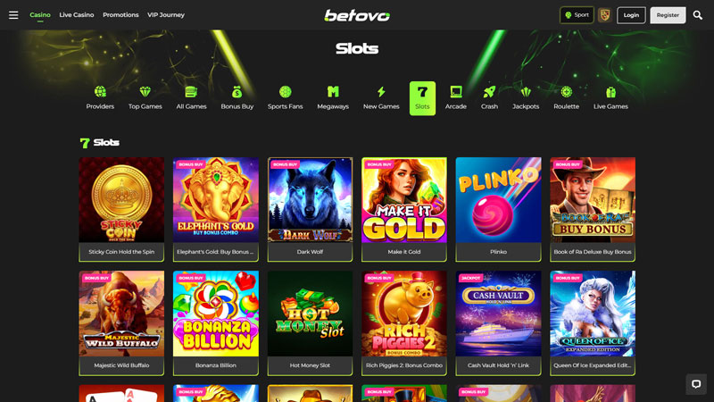 betovo slots screenshot