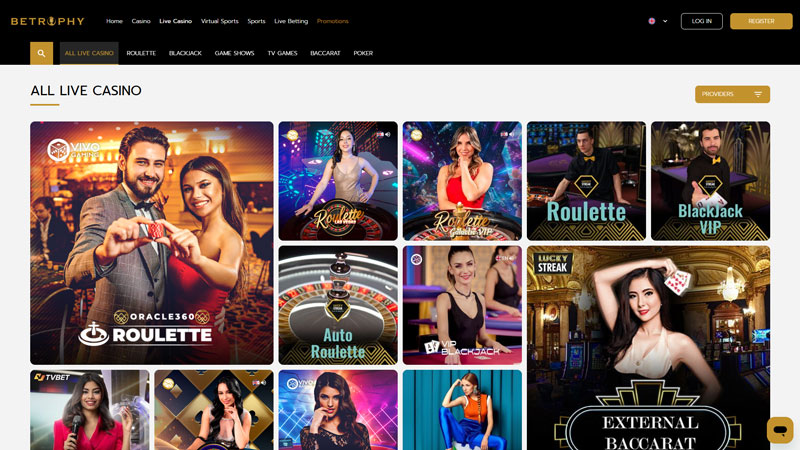 betrophy live screenshot