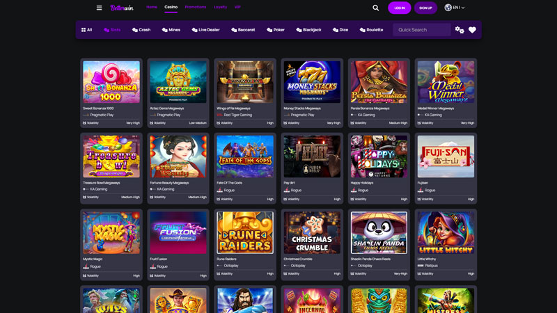 betterwin slots screenshot