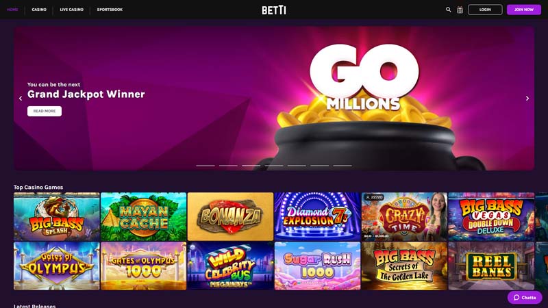 betti lobby screenshot