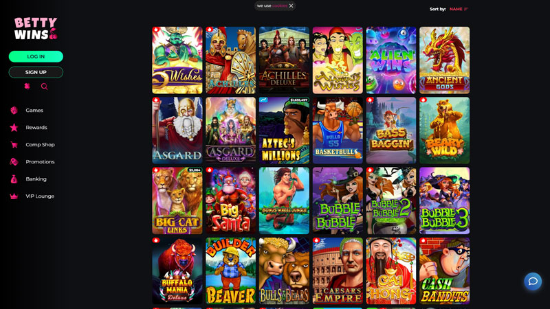 betty-wins slots screenshot