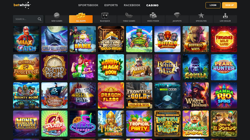 betwhale slots screenshot