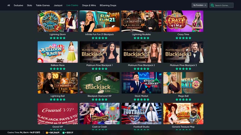 bitcoingames live screenshot