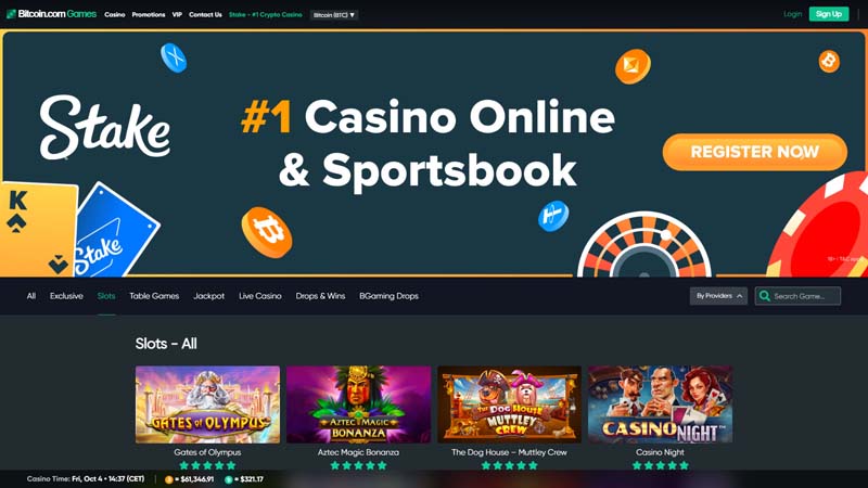 bitcoingames lobby screenshot