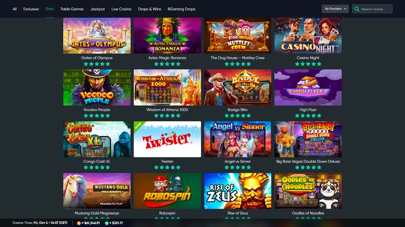 bitcoingames slots screenshot