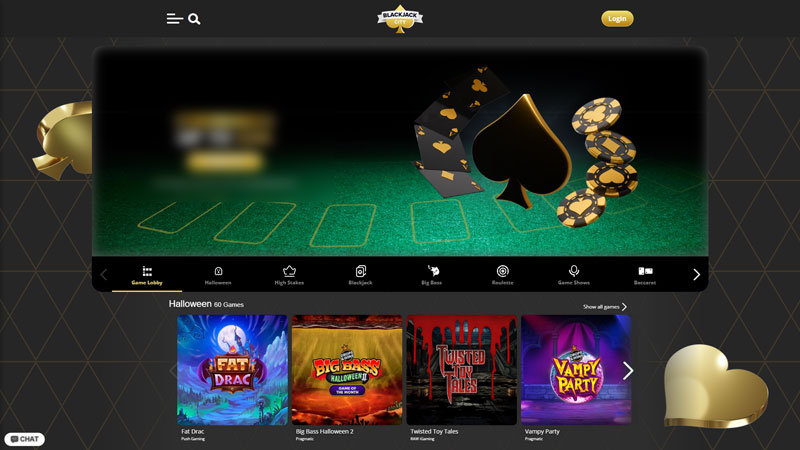 blackjack-city lobby screenshot