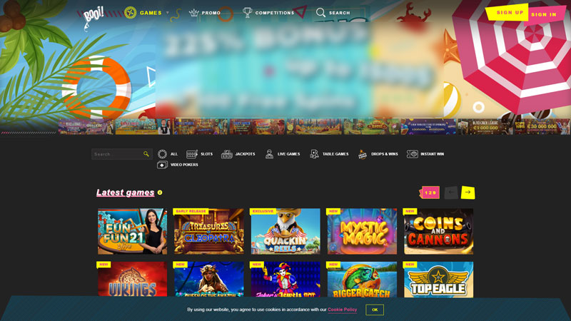 booi lobby screenshot