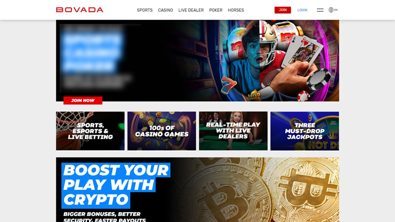 bovada lobby screenshot