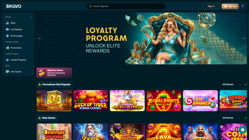 Thumbnail bravoplay lobby