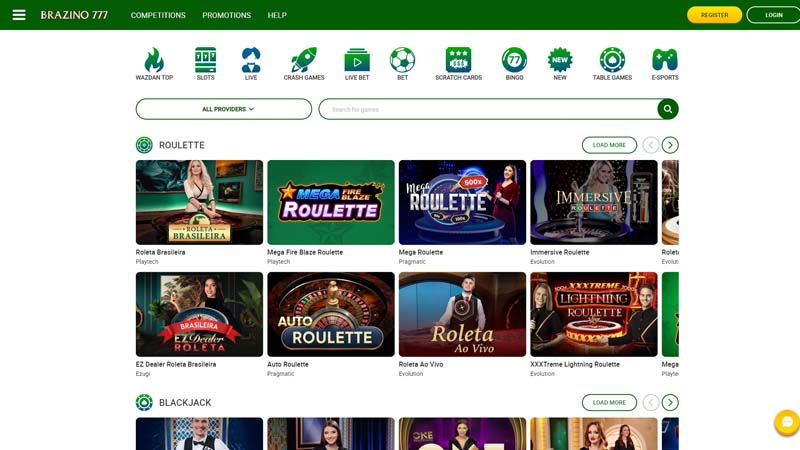 brazino777 live screenshot