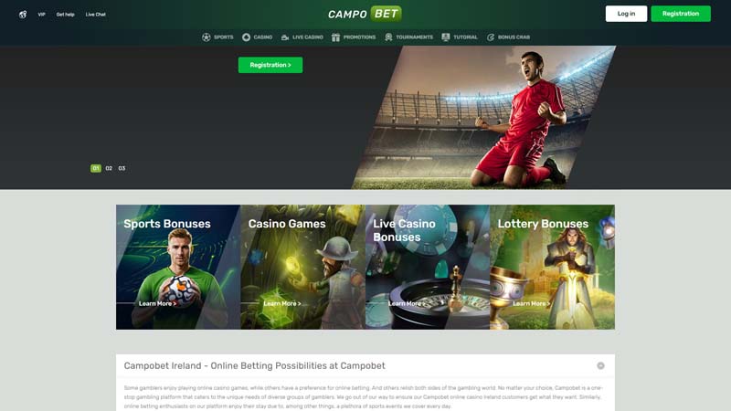 campobet-casino lobby screenshot