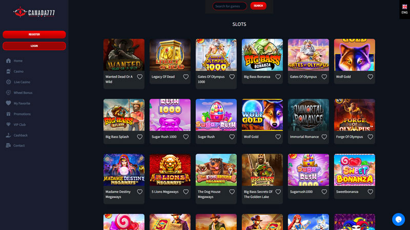 canada777 slots screenshot