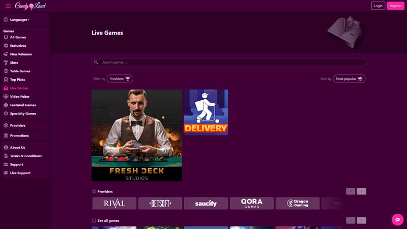 candyland live screenshot
