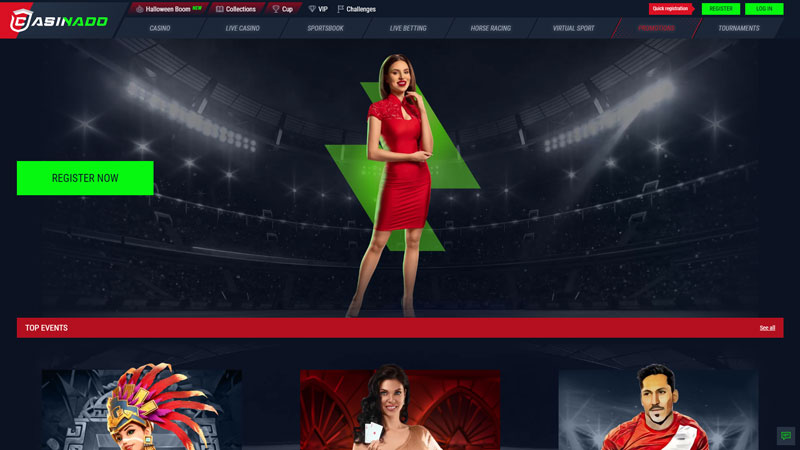 casinado lobby screenshot