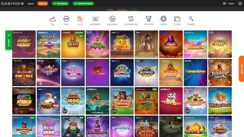 casino-x slots screenshot