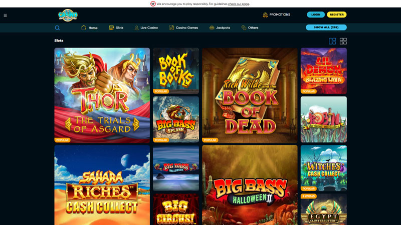 casinoandfriends slots screenshot