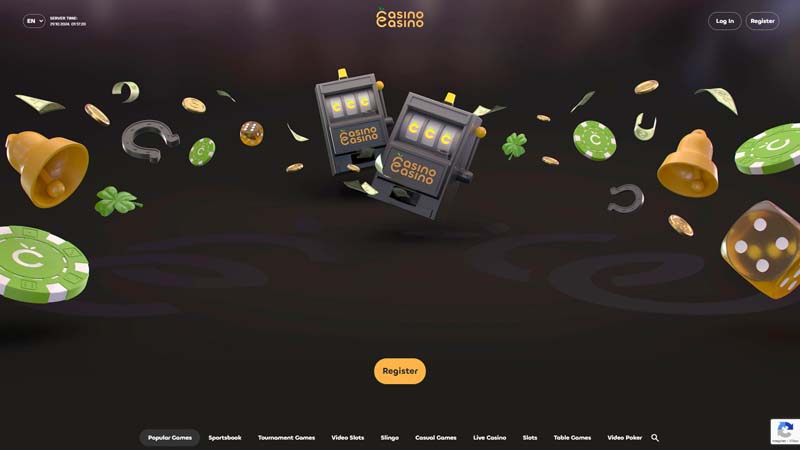 casinocasino lobby screenshot