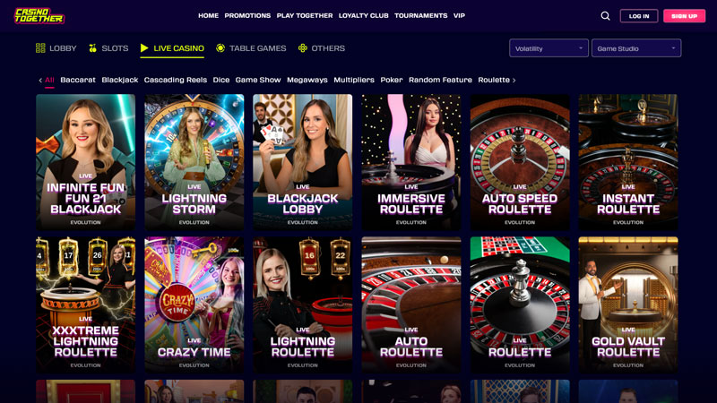 casinotogether live screenshot