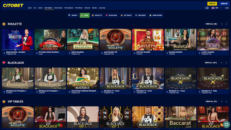 citobet live screenshot