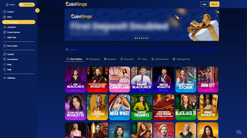 coinkings-io live screenshot