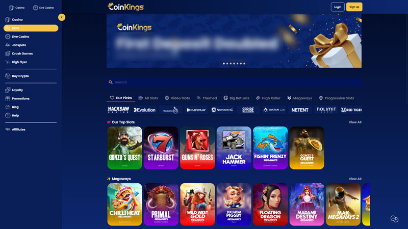 coinkings-io slots screenshot