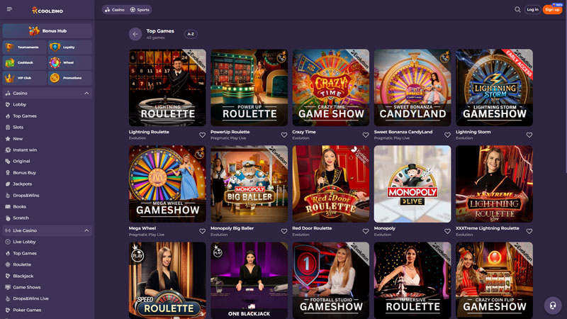 coolzino live screenshot