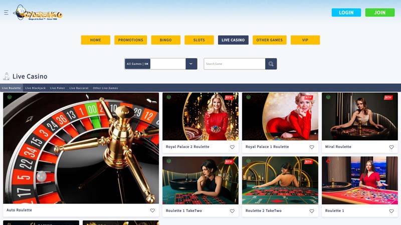 cyberbingo-casino live screenshot