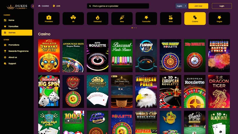 Thumbnail dukescasino live