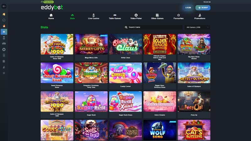 eddybet slots screenshot