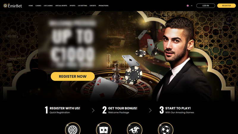emirbet lobby screenshot