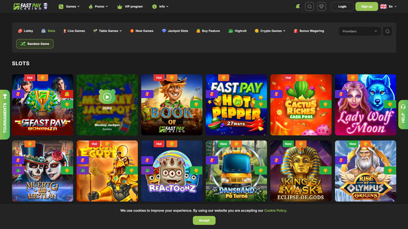 fastpay-casino slots screenshot