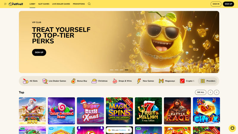 fatfruit lobby screenshot