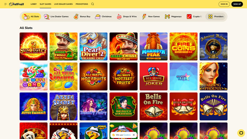 fatfruit slots screenshot