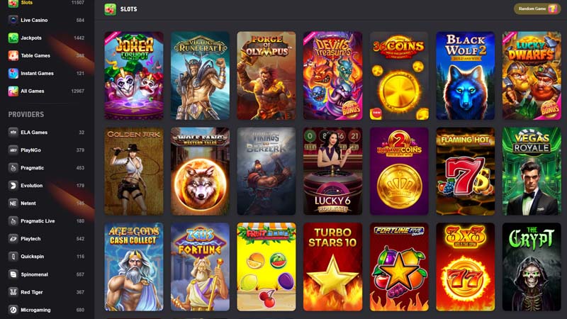 fezbet slots screenshot