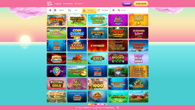 fluffy-spins-casino slots screenshot