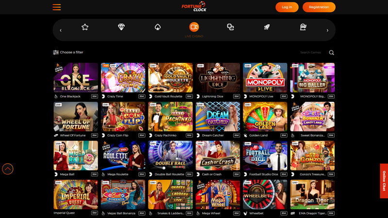 fortune-clock live screenshot