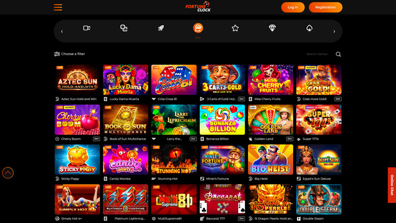 fortune-clock slots screenshot