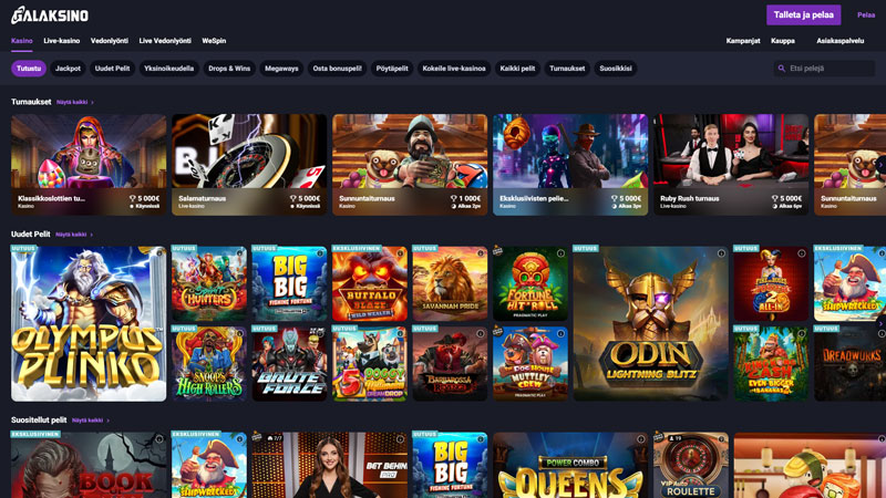 galaksino slots screenshot